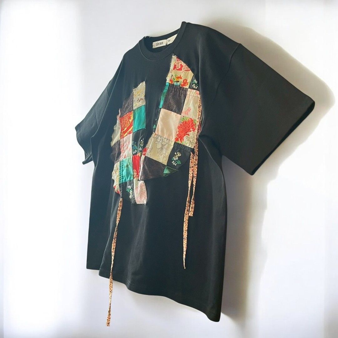 Tシャツ レディース メンズ ユニセックス オーバーサイズ リメイク remake 再構築 黒 ブラック マシルカ06 久喜倉庫店 - メルカリ