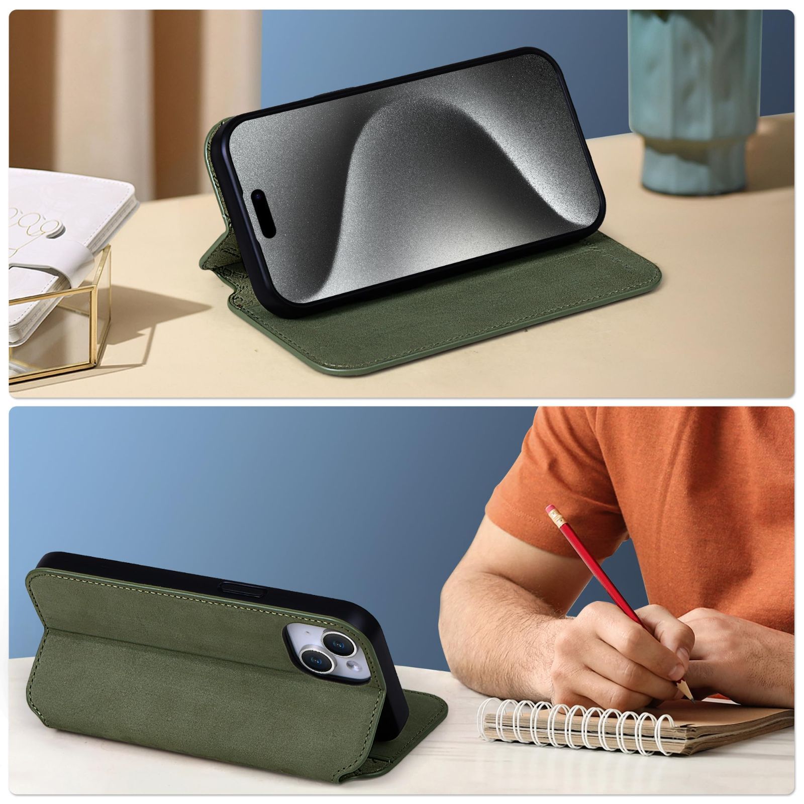 アイフォン 15 携帯ケース 手帳 レザー マグネット式 シンプル カード落ち防 : 最高級 本革 iPhone 15&frasl;15 Pro&frasl;15 Plus&frasl;15 Pro Max ケース 手帳型 100%本革レザー  マグネット式 スタンド機能付き手帳型ケース カード収納 携帯ケース 全面保護 軽量 耐衝撃 柔軟なTPU素材 スマホケース - 本革(牛革)