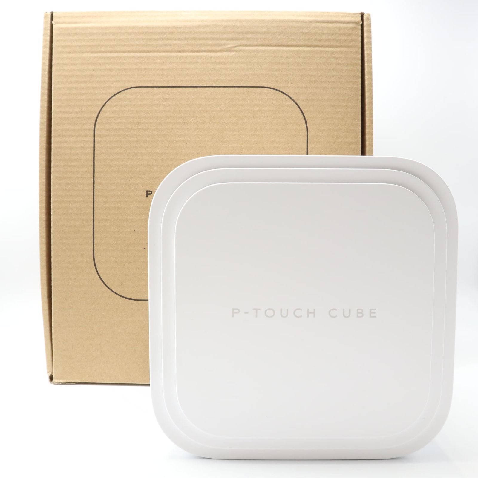 《極上美品》 ラベルプリンター brother P-TOUCH CUBE ホワイト PT-P910BT k2784