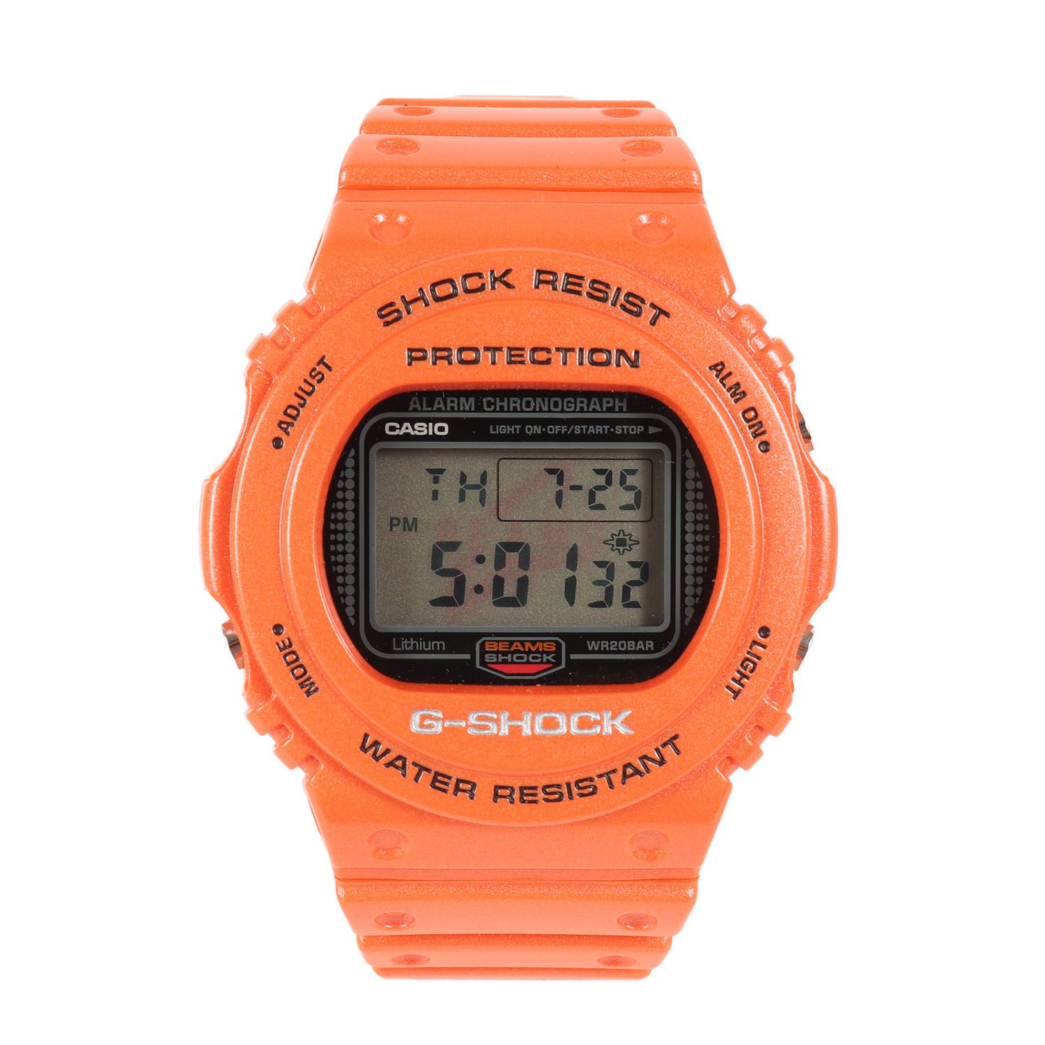 G-SHOCK ジーショック BEAMS 別注 20周年記念 DW-5700BE-4JR スティングモデル 腕時計 ウォッチ オレンジ コラボ 2003年 CASIO カシオ【メンズ】