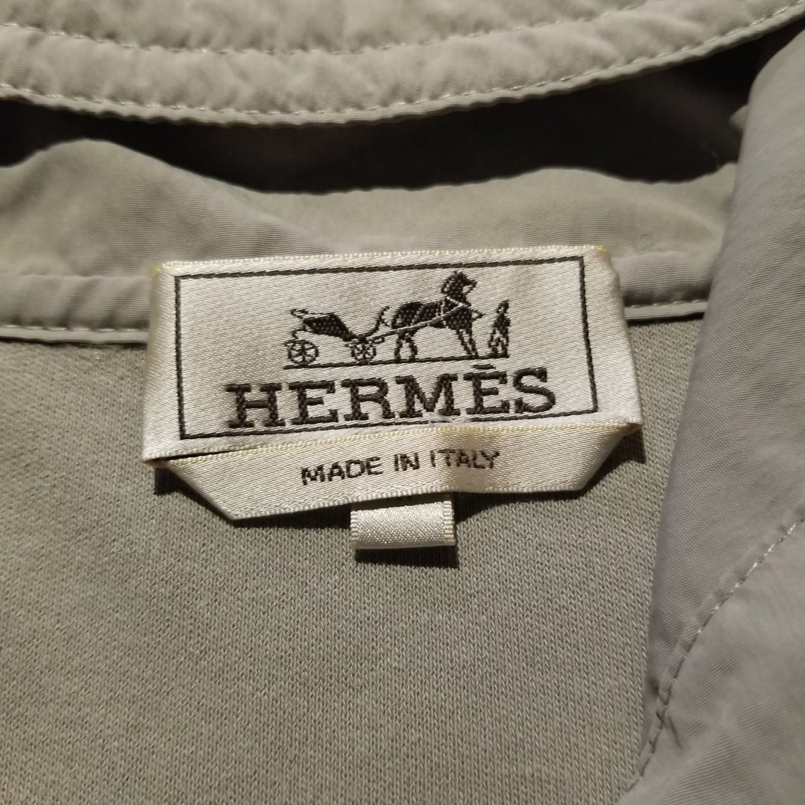 HERMES エルメス ハーフジップパーカー Mサイズ HERMES エルメス ハーフジップ パーカー M