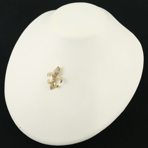ゆり ゆきざき ペンダントトップ ダイヤ ダイヤモンド 0.70ct ユリの