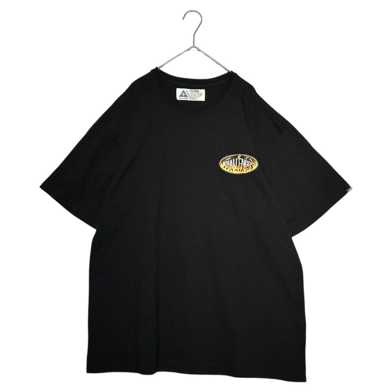 CHALLENGER FIRE Tシャツ チャレンジャー CHALLENGER ⁄ FIRE TEE -Black-