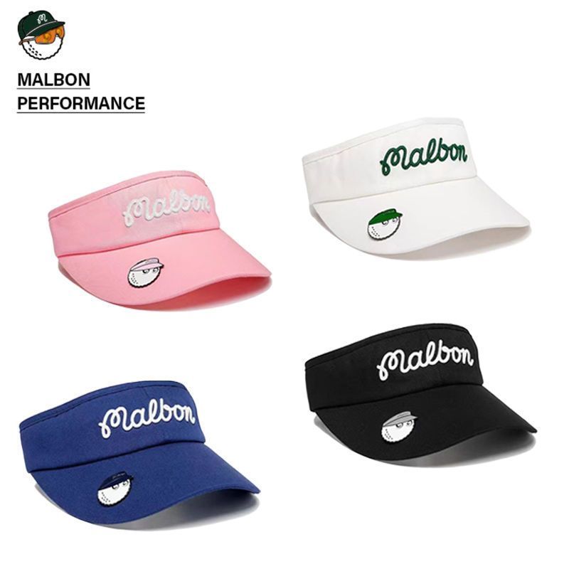 Amazon.co.jp: ゴルフ サンバイザー Malbon golf マルボンゴルフ