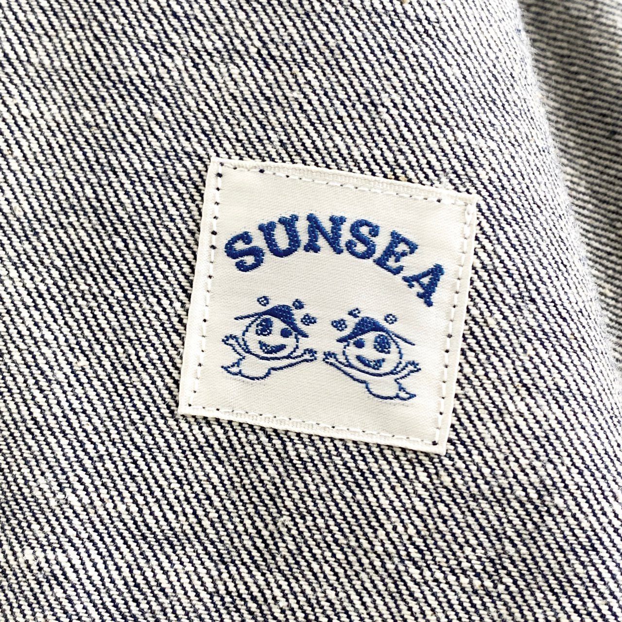 39h8 SUNSEA サンシー 日本製 第七のブルゾン デニムブルゾン 