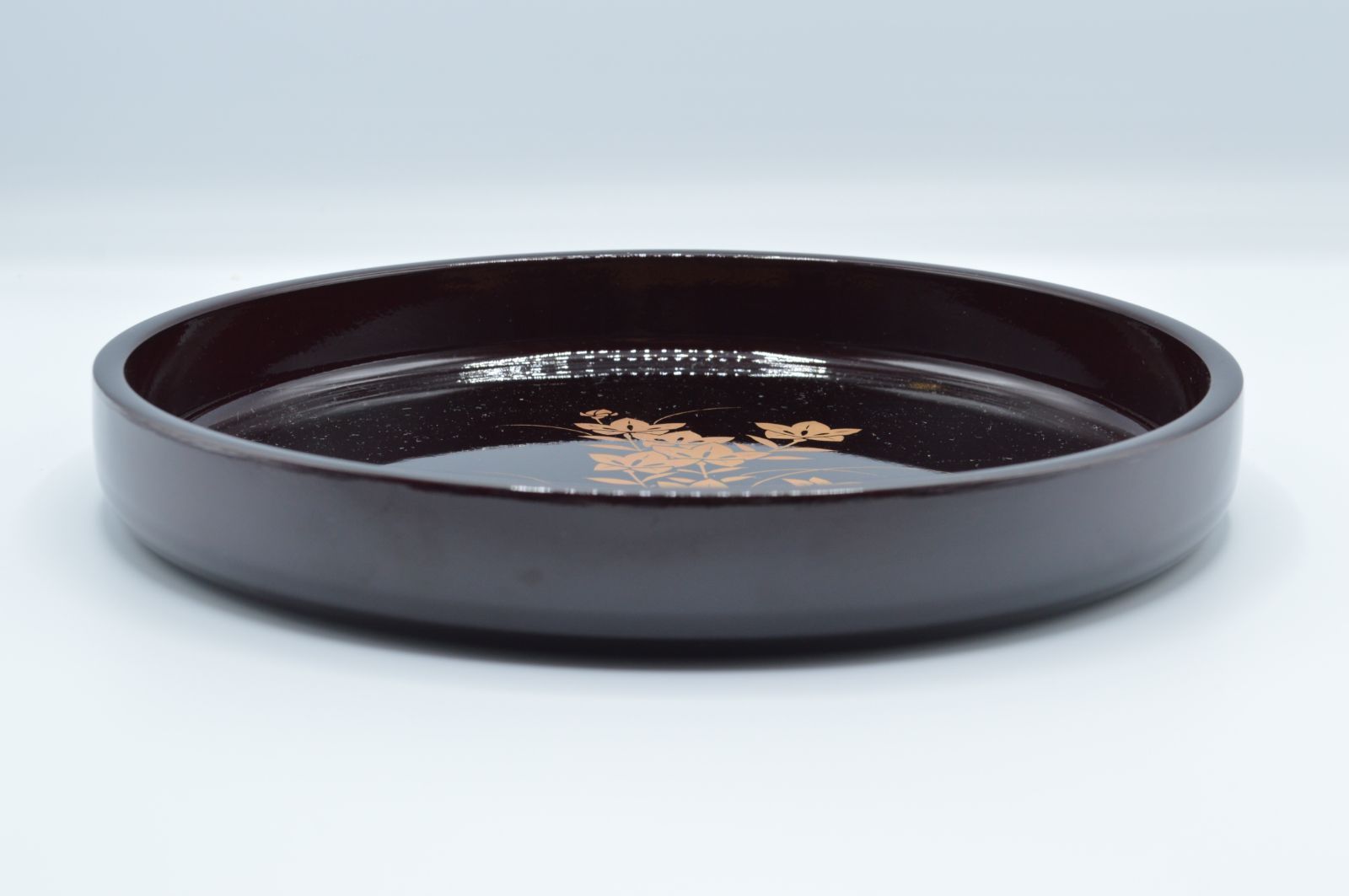 高級誠美漆器 本金蒔絵 丸盆 - メルカリ