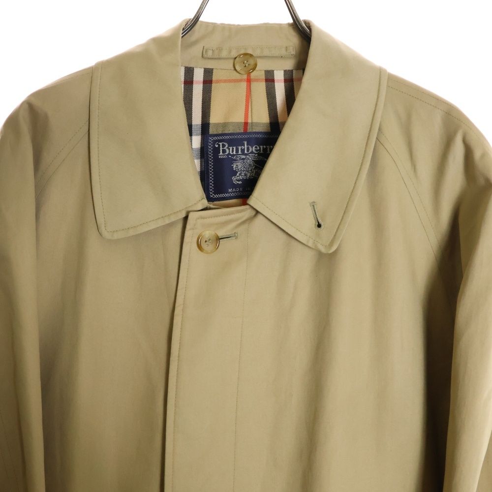 BURBERRYS バーバリーズ 裏地ノバチェック総柄 コットン ラグランスリーブ ステン コート ベージュ KANDAIZUMI_COM