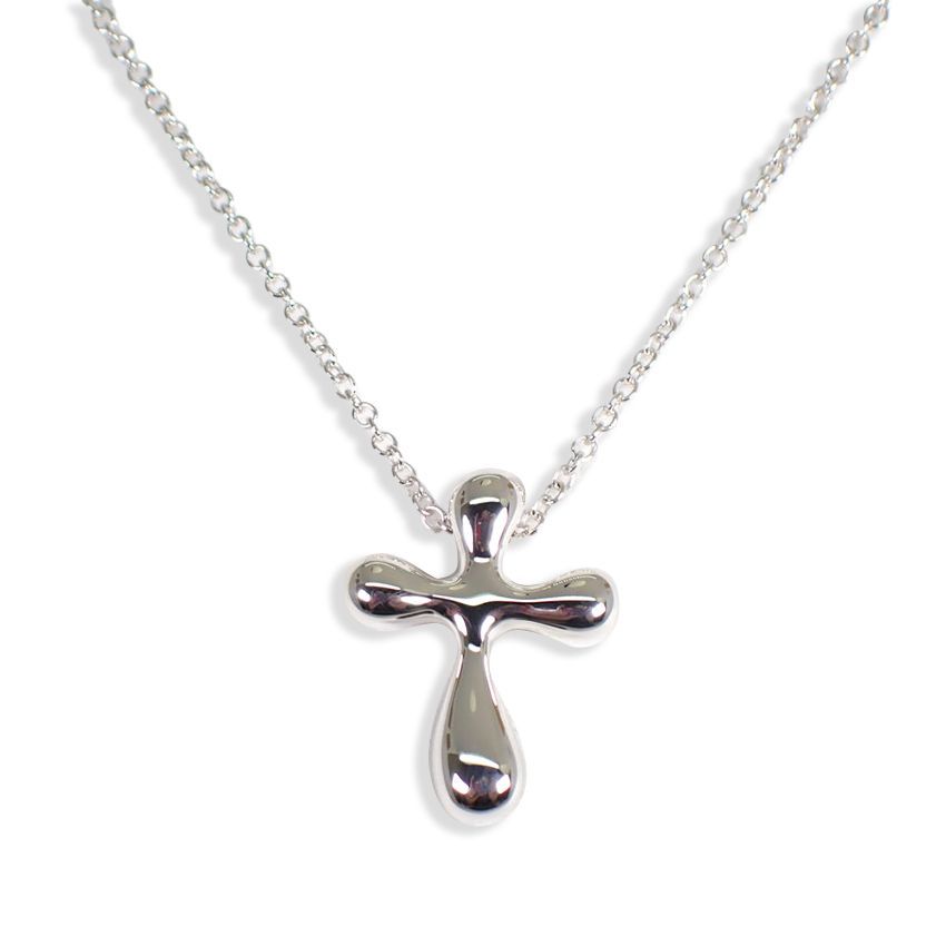 TIFFANY/ティファニー 925 ティアドロップクロス ネックレスd_082 TIFFANY&Co. ネックレス レディース ティファニー プレゼント