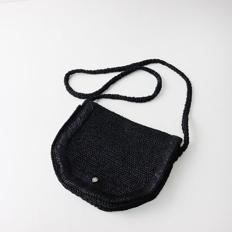 ヘレンカミンスキー HELEN KAMINSKI ラフィア フラップ ショルダー