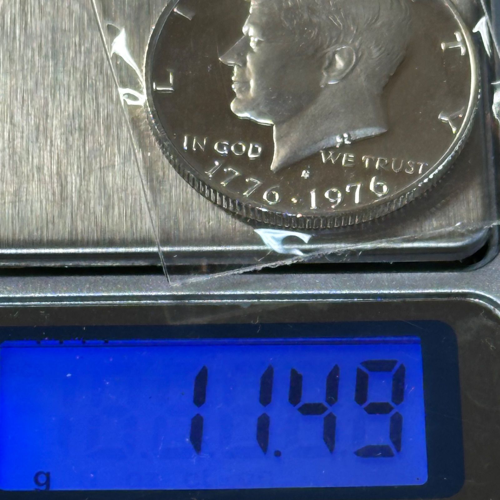 3936.　極美品　パープル　1974年　アメリカ　ケネディ ハーフダラー アメリカ銀貨 ケネディ 1968年 half dollar