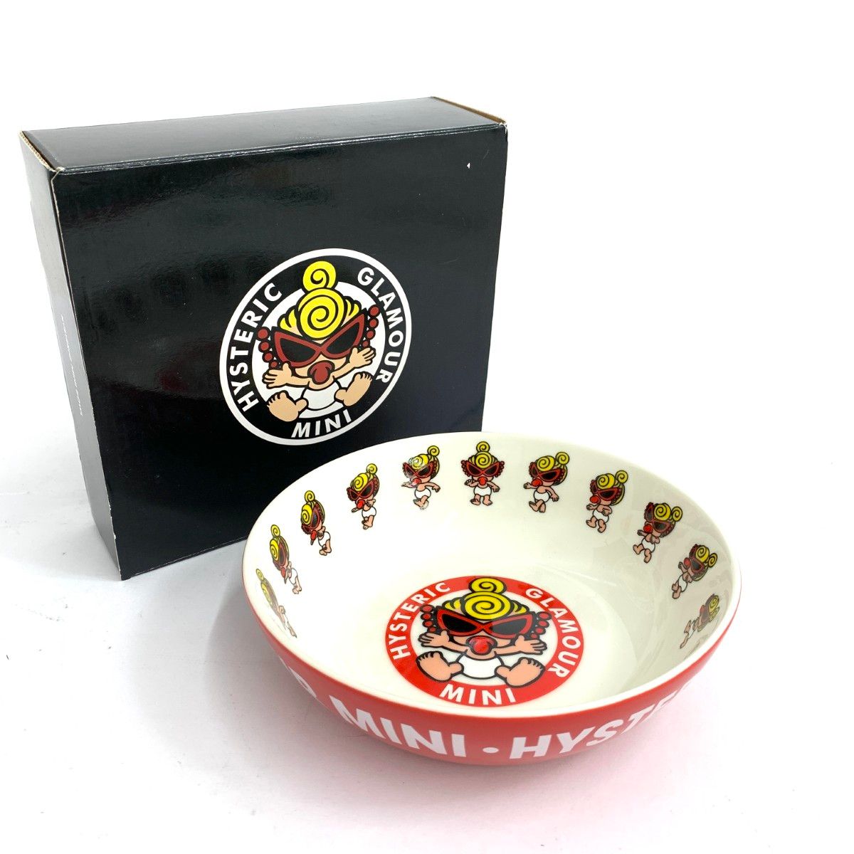美品 ヒステリックミニ HYSTERIC GLAMOUR MINI ヒスミニ ボウル 6.3