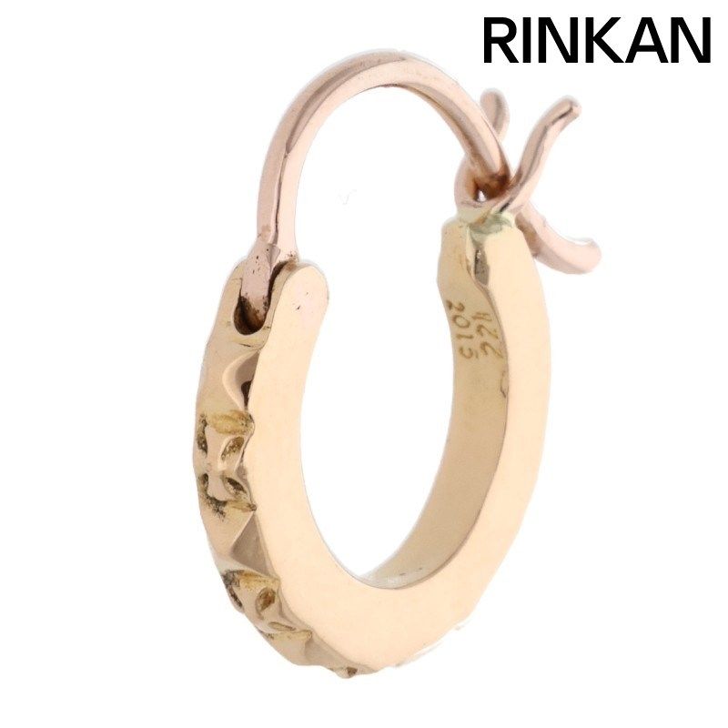 ゴールド 21mm フープピアス 18k クロムハーツ BWL クロム ハーツ ベル