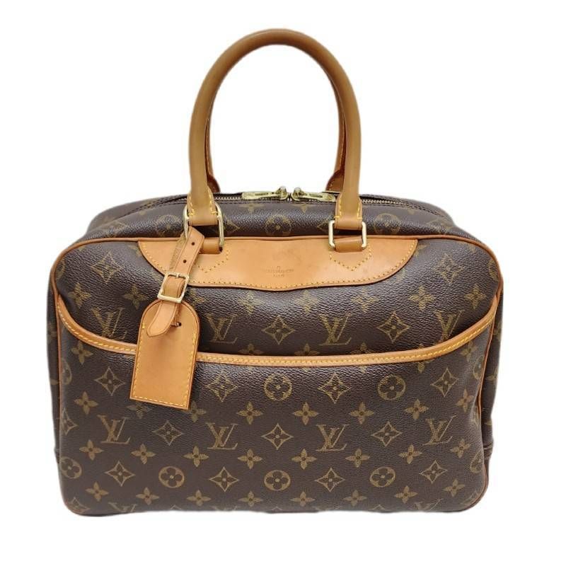 LOUIS VUITTON ルイヴィトン ボーリング ヴァニティ ドーヴィル M47270 MB0012 ブラウン モノグラム ハンドバッグ レディース 22510K14