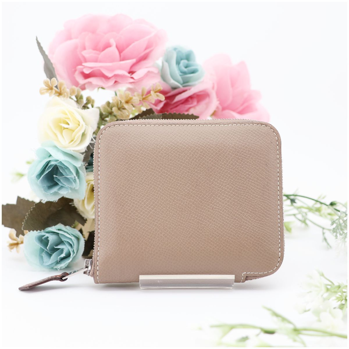 エルメス アザップ シルクイン コンパクト エトゥープ ヴォーエプソン