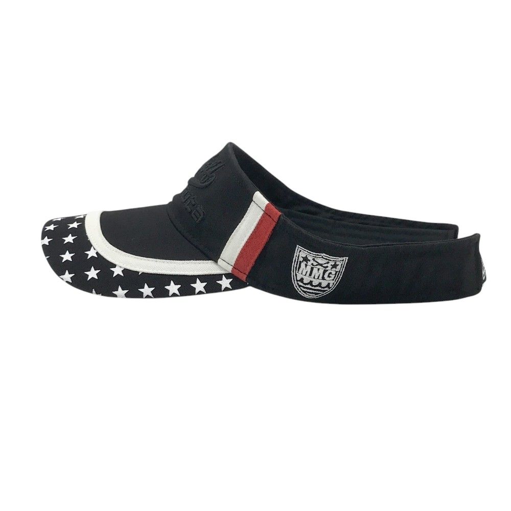 MUTA MARINE ムータマリン サンバイザー 星柄 ブラック系 F 240101440308 ゴルフウェア ストスト