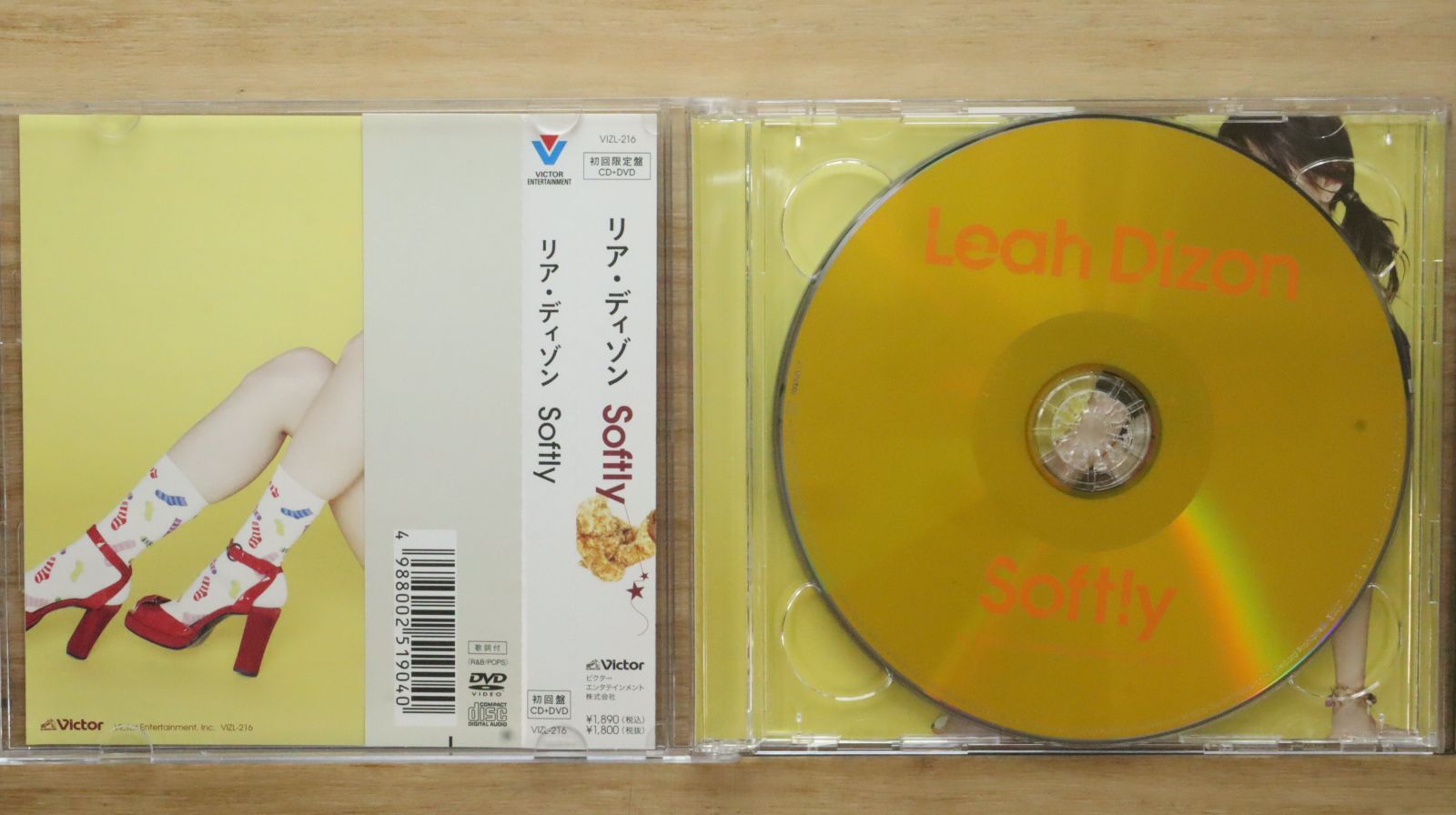 国内盤CD☆リア・ディゾン/Leah Dizon□ Softly (初回限定盤