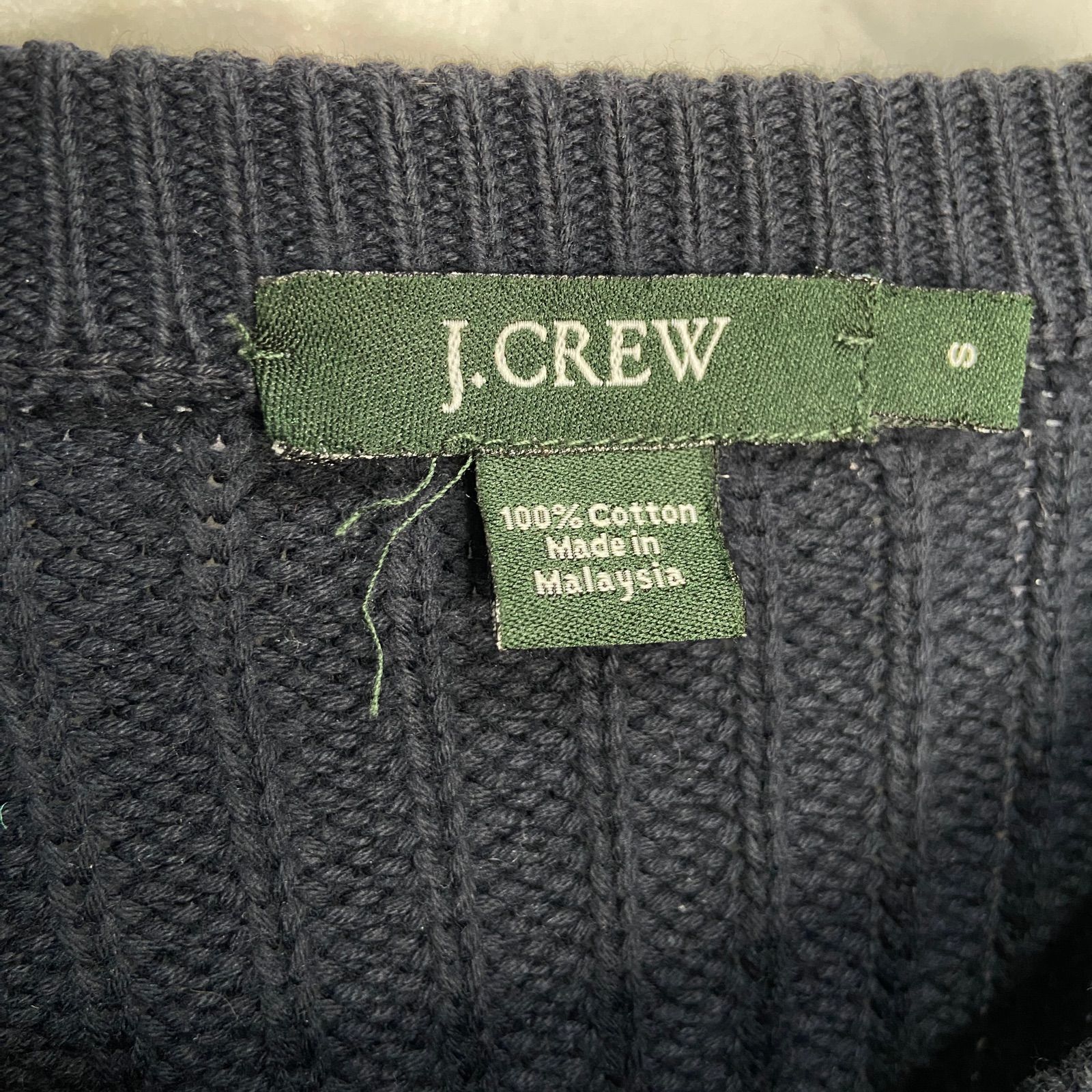 ☆J.CREW☆ジェイクルー☆コットンニット☆リブ編みセーター
