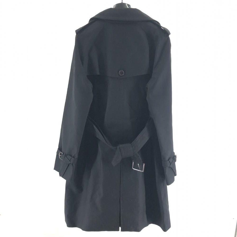 中古】COACH トレンチコート サイズM ブラック 888-262-6224