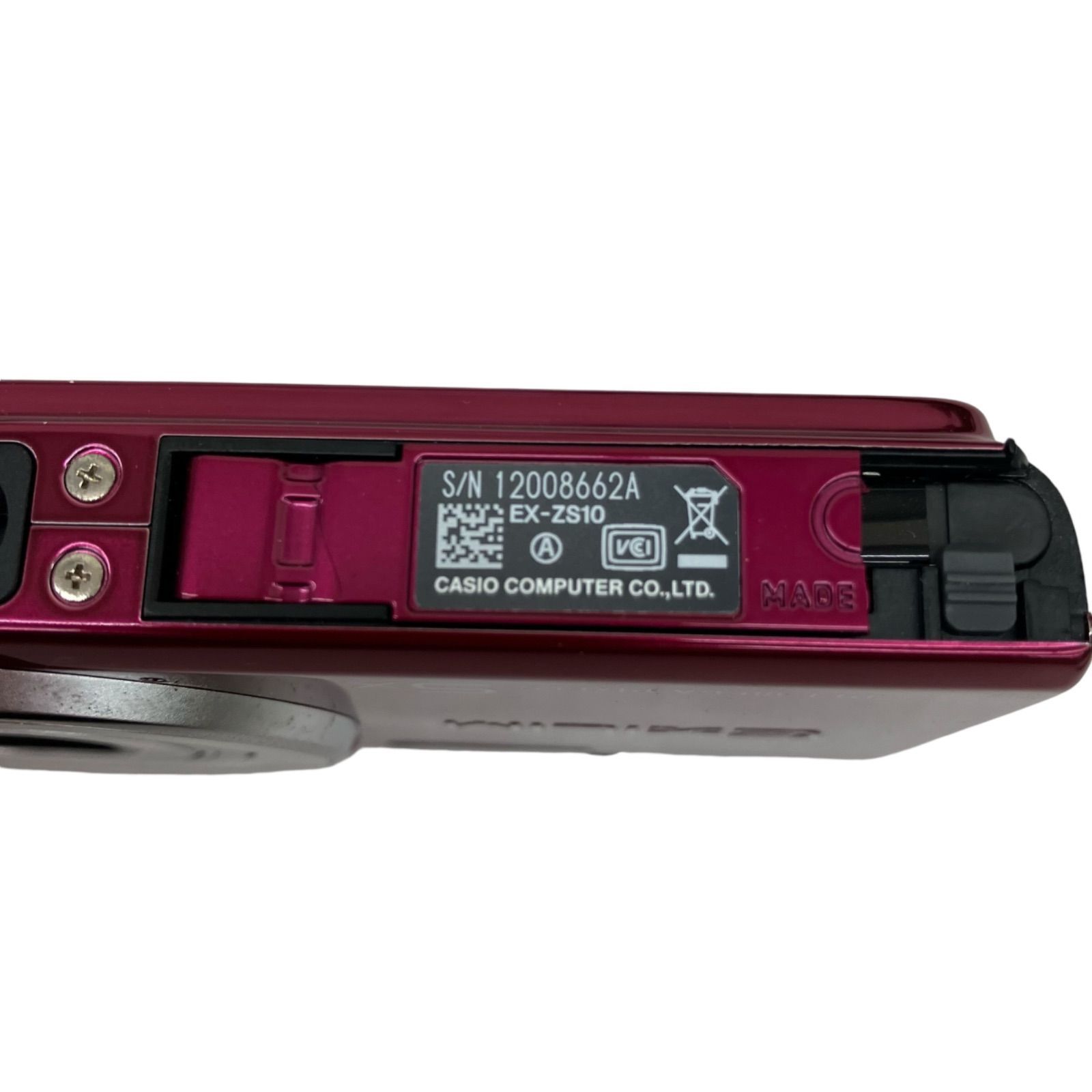 CASIO EXILIM EX-ZS10 コンパクトデジタルカメラ 赤 カシオ CASIO