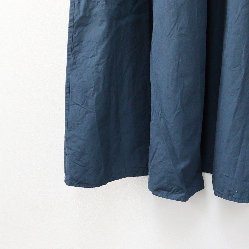 ウィロウ WIRROW コットン ノースリーブ Aライン ドレス 1/ブルー系  