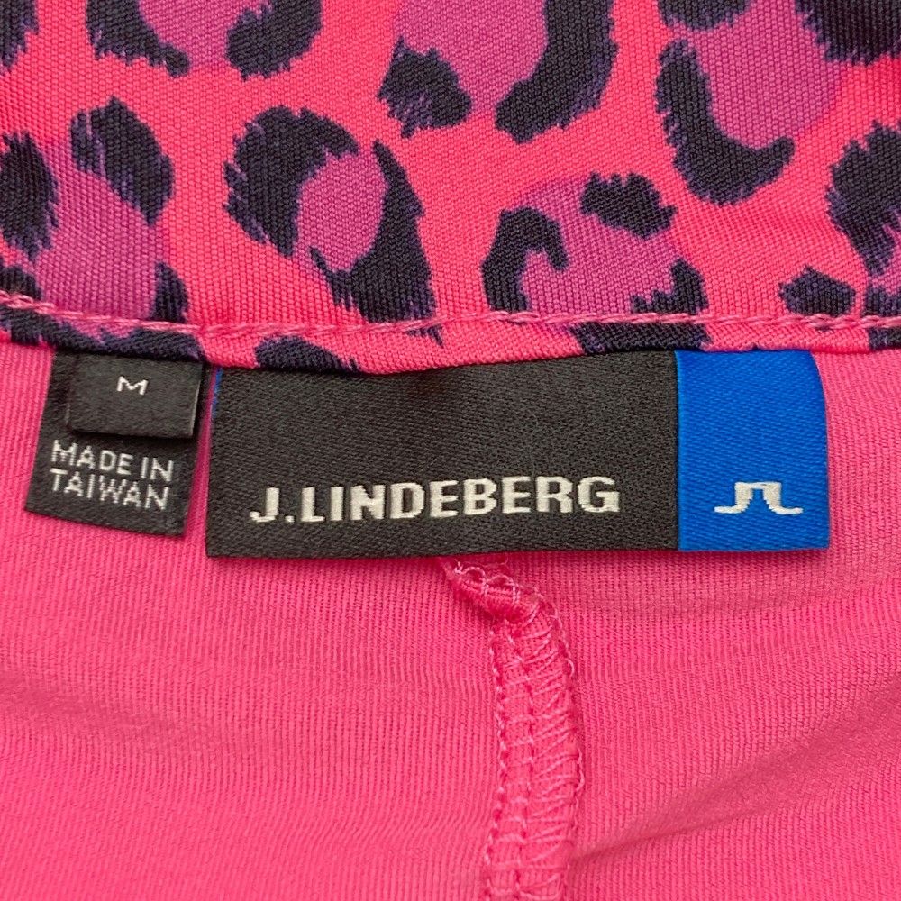 サイズ：M J.LINDEBERG ジェイリンドバーグ  インナー付き スカート レオパード柄 ピンク系 [240101232435]# ゴルフウェア レディース ストスト