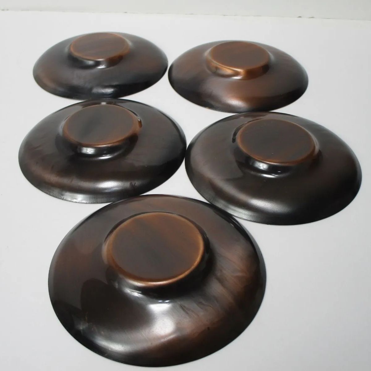 純銅製 茶托 ５枚組 ５セット - メルカリ