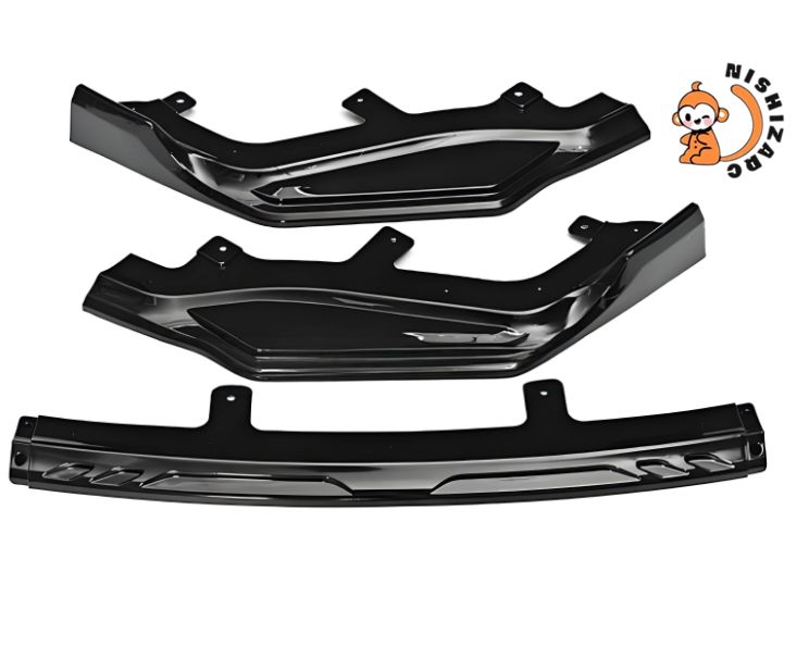 レクサス GS Fスポーツ 対応 後期 フロント リップスポイラー フロントバンパー スポイラー カーボン調 3分割 カスタム カー パーツ WWW_SMP1DAWEKUDUS_SCH_ID