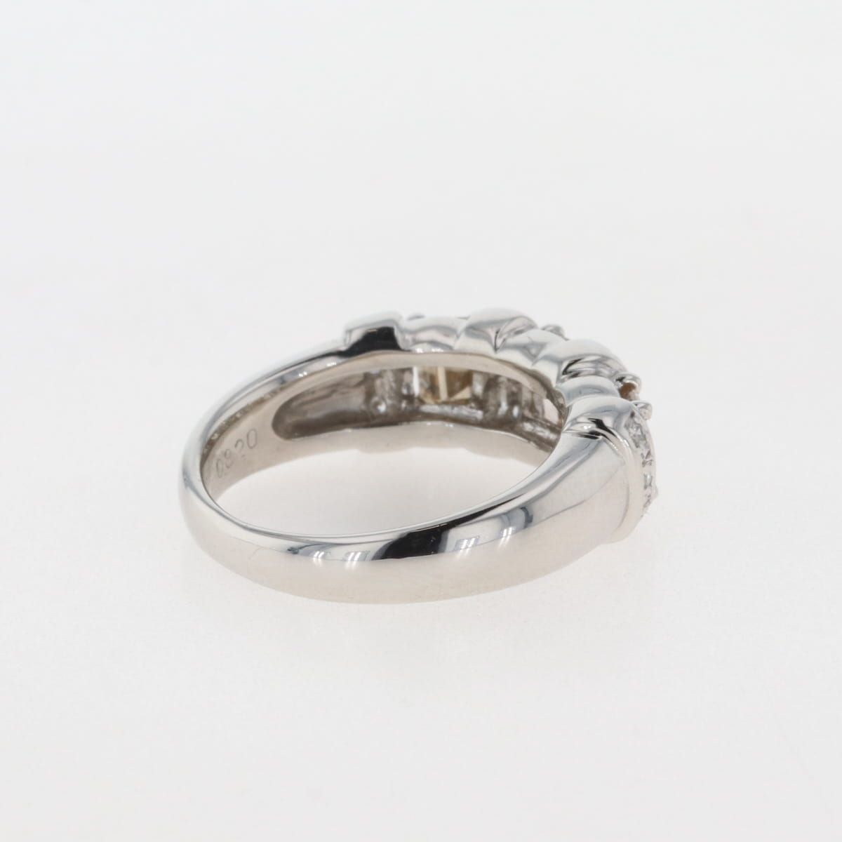メレダイヤ デザインリング プラチナ 指輪 リング 8号 Pt900 