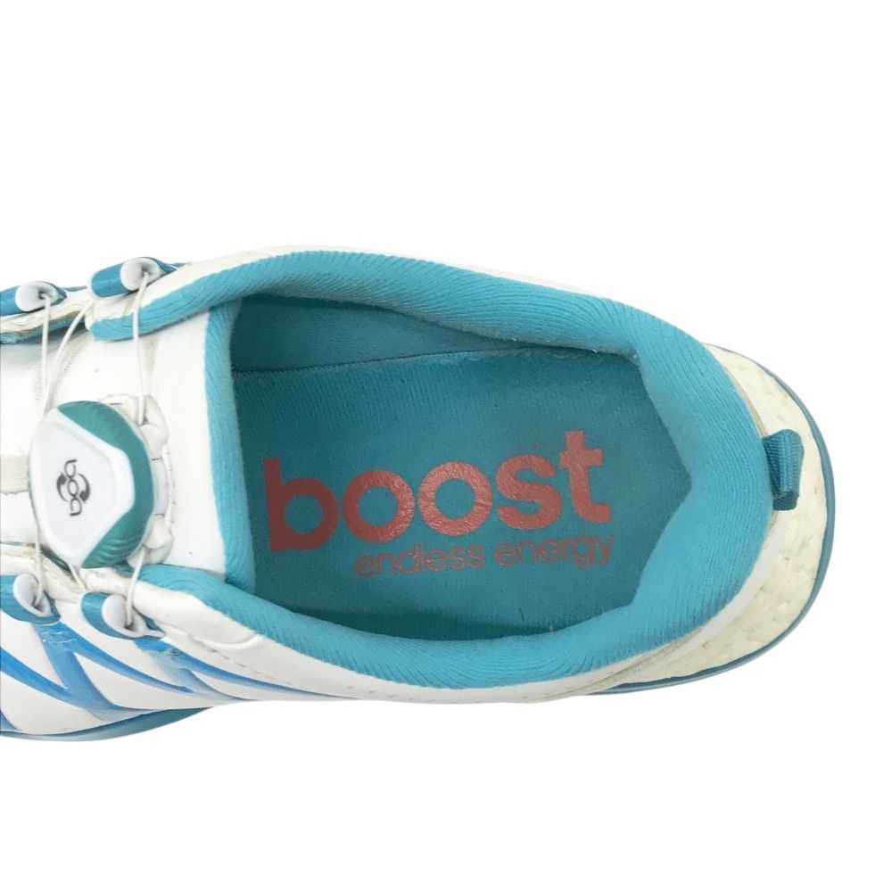 ADIDAS GOLF アディダスゴルフ Q44746 Boost BOA ゴルフシューズ  ホワイト系 24 [240101481032] ゴルフウェア レディース ストスト ADIDAS GOLF アディダスゴルフ Q44746 Boost BOA ゴルフシューズ