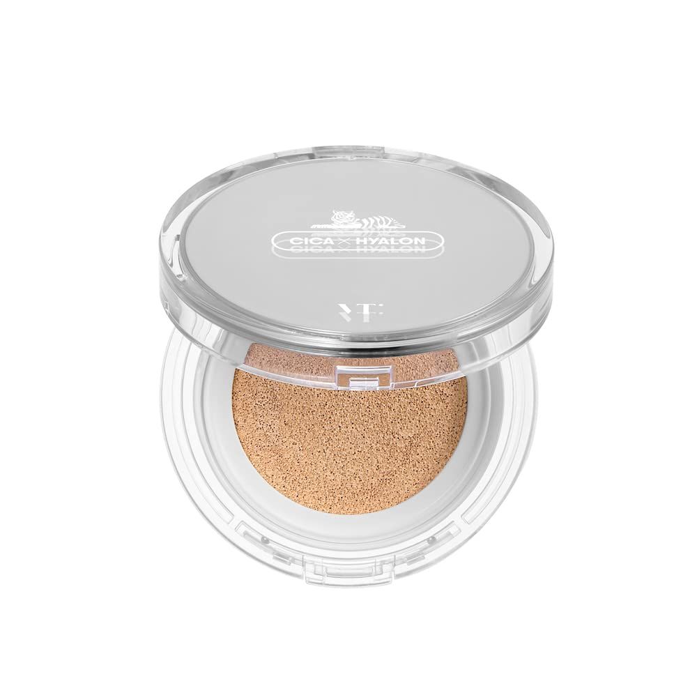 VTCOSMETICS(ブイティコスメテックス) シカ フィットカバークッション 5種 ファンデーション 保湿 敏感肌 乾燥肌 スキンケア 韓国コスメ 毛穴 (エアリーフィットカバークッション(21 [エアリーフ