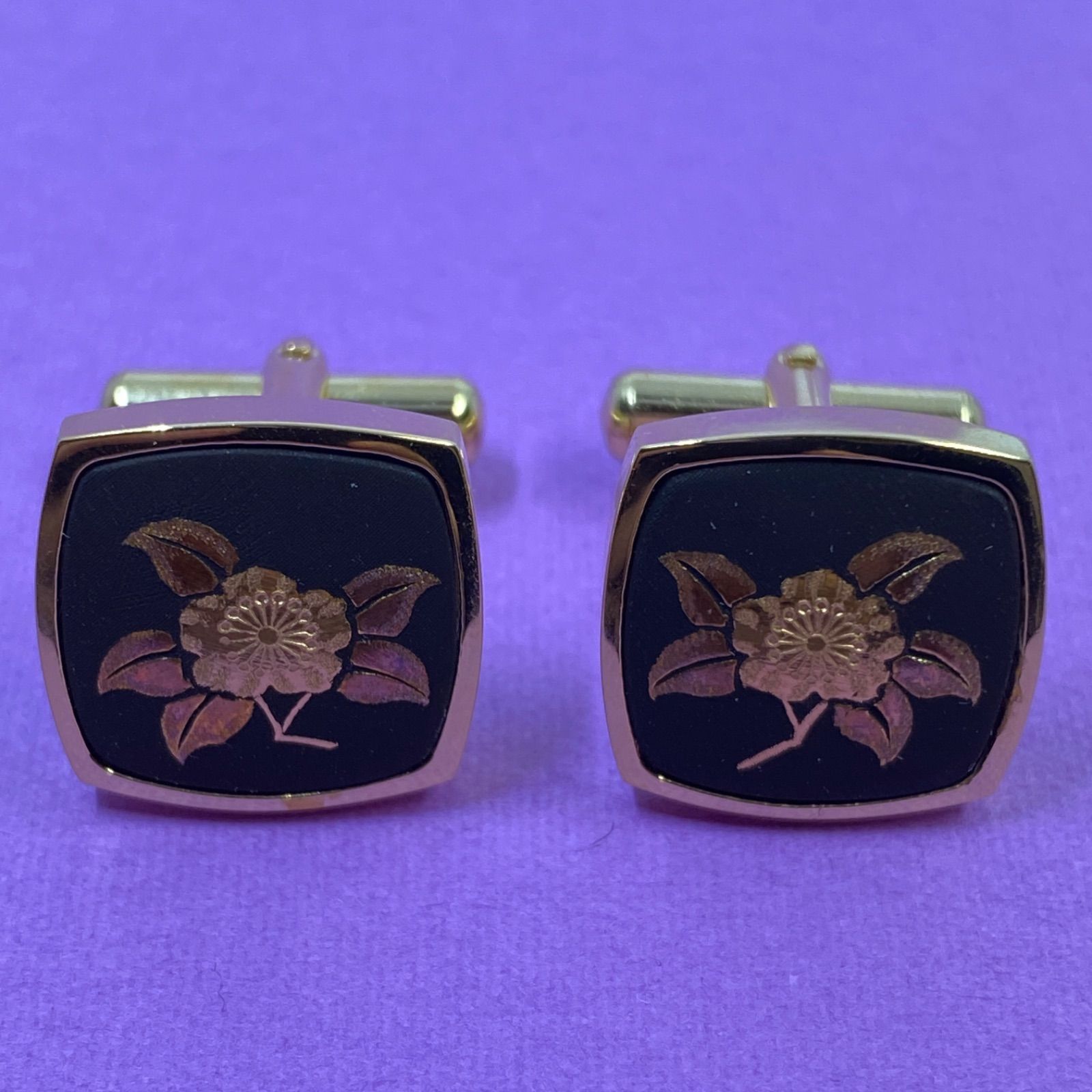 伝統工芸】肥後象嵌 ネクタイピン カフスボタンセット ② - メルカリ