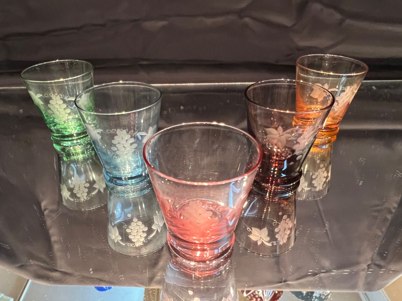 激安特価 カメイガラス ３種類 豪華セット 切子グラス むらまつガラス 