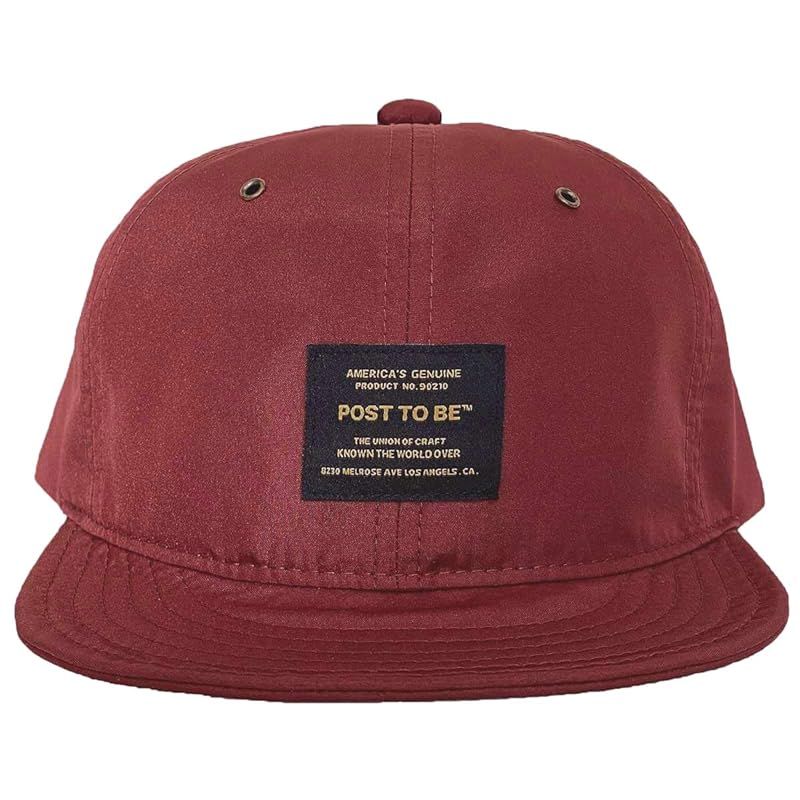【特価商品】ベーシックエンチ Post To Be Tag Duspo Cap アンパイヤ キャップ 撥水5級 UVカット99.9% UPF50+ フリーサイズ ワイン