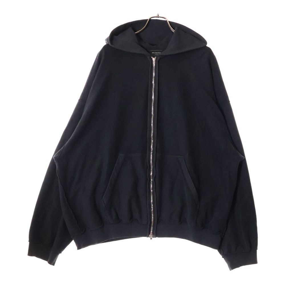 すぐにお届け♪ BALENCIAGA インサイドアウト フーディ ユニーク BALENCIAGA (バレンシアガ) INSIDE OUT ZIP-UP HOODIE 790378