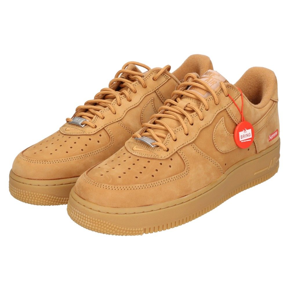 完売品　Supreme Air Force 1 ベージュ スニーカー NIKE AIR FORCE 1 LOW W SP / SUPREME 