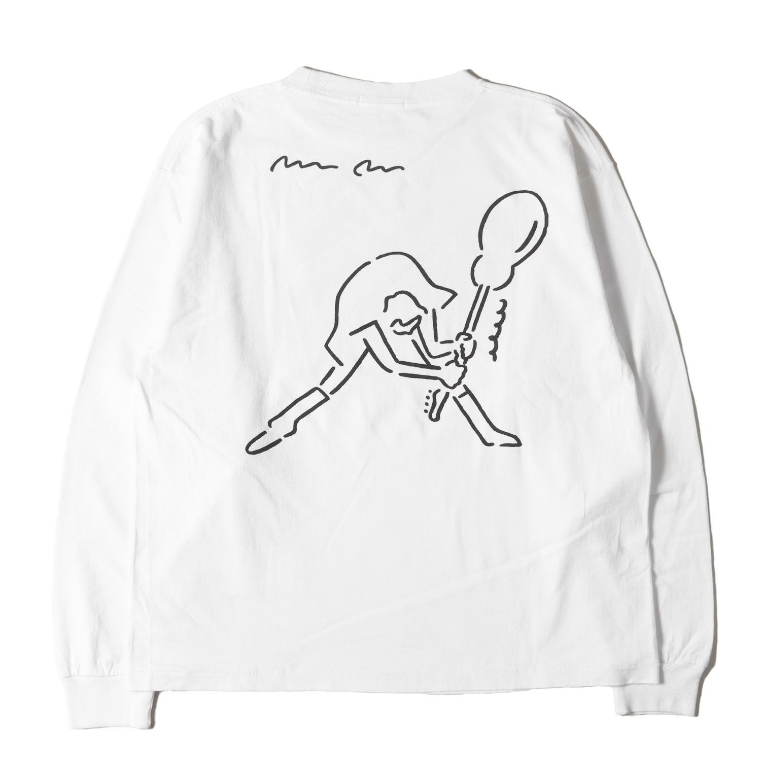 FLAGSTUFF フラグスタッフ Tシャツ サイズ:M / Yu Nagaba グラフィック 