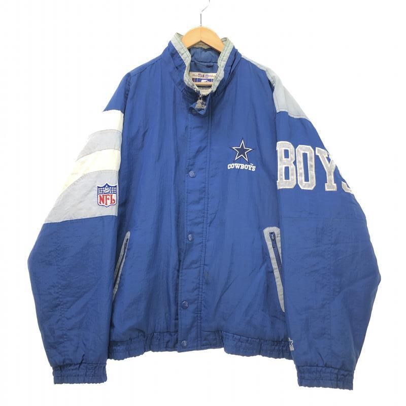 中古】STARTER 90s COWBOYS 中綿ジャケット XL ブルー スターター[10