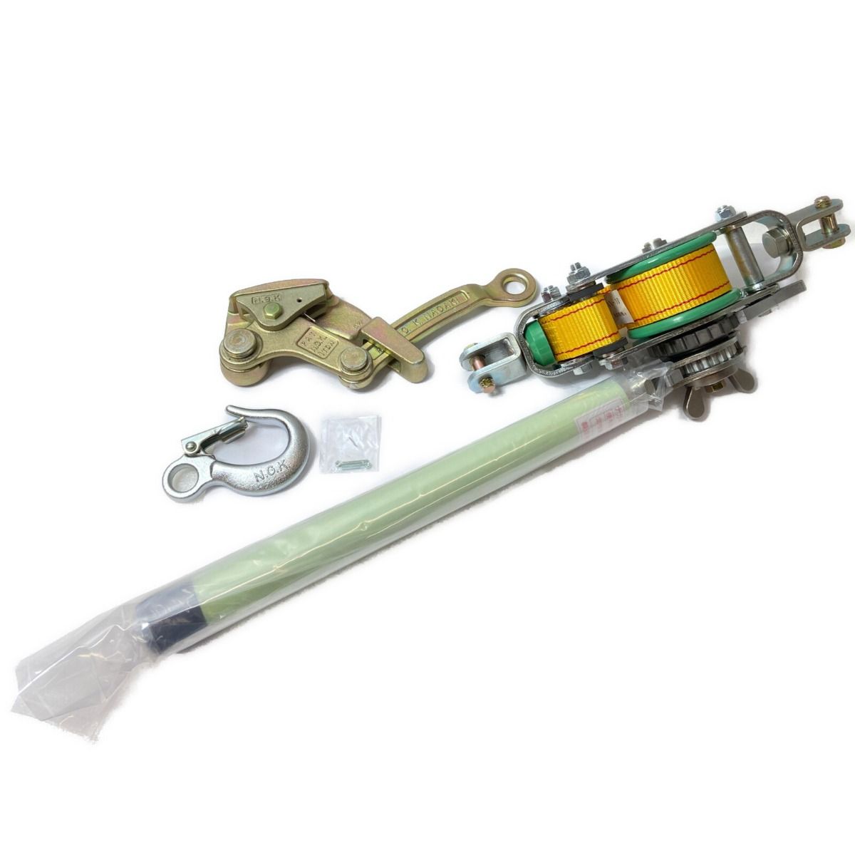 ΦΦNAGAKI 永木精機 Ratchet Puller ハレー軽量型 ベルト式張線器＋ 