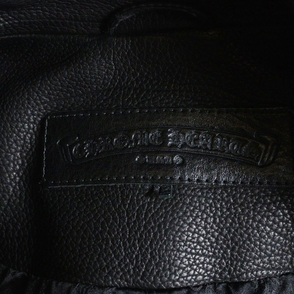 CHROME HEARTS (クロムハーツ) U FELONY Leather P Coat レザー P