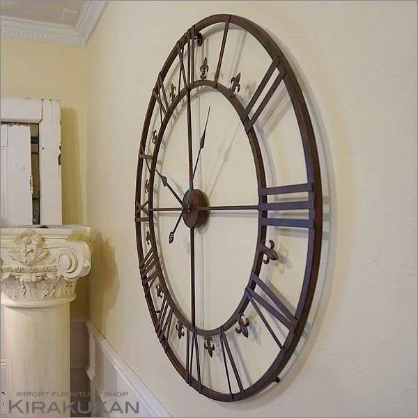 コベントガーデン アイアンダイヤル ラージクロック 壁掛け時計