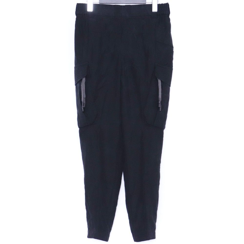 DEVOA Cropped Pants High Density Silk サイズ1 ブラック PTF