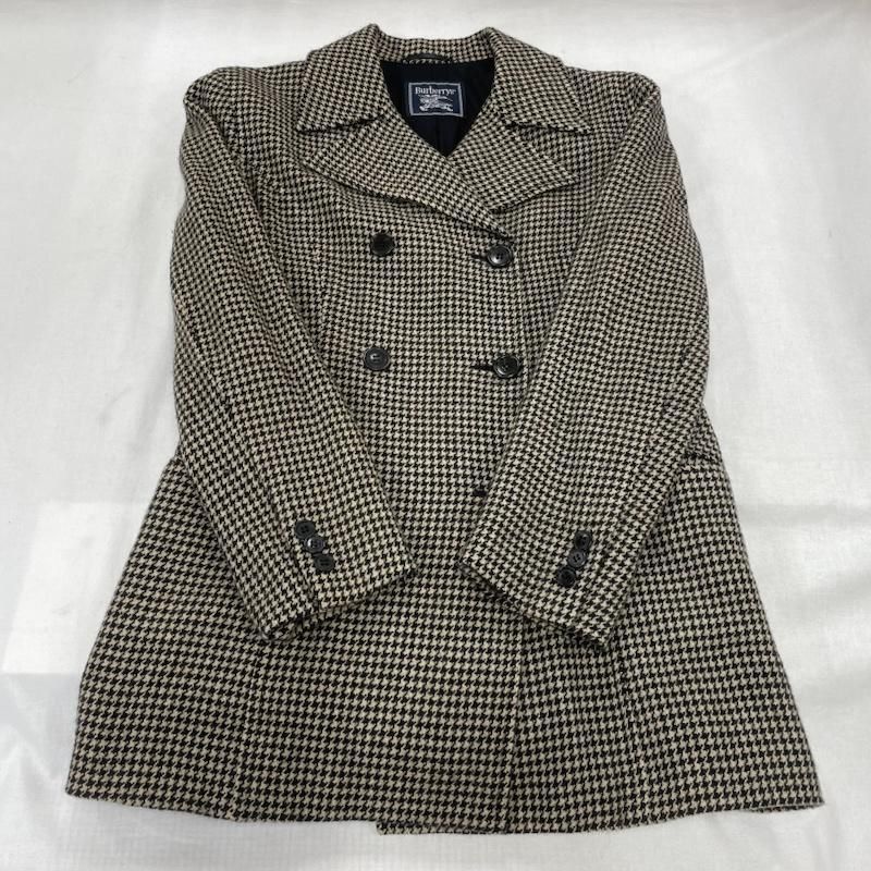 Burberry アウター　美品 BURBERRYS バーバリーズ コート ピーコート カシミヤ混 ウール