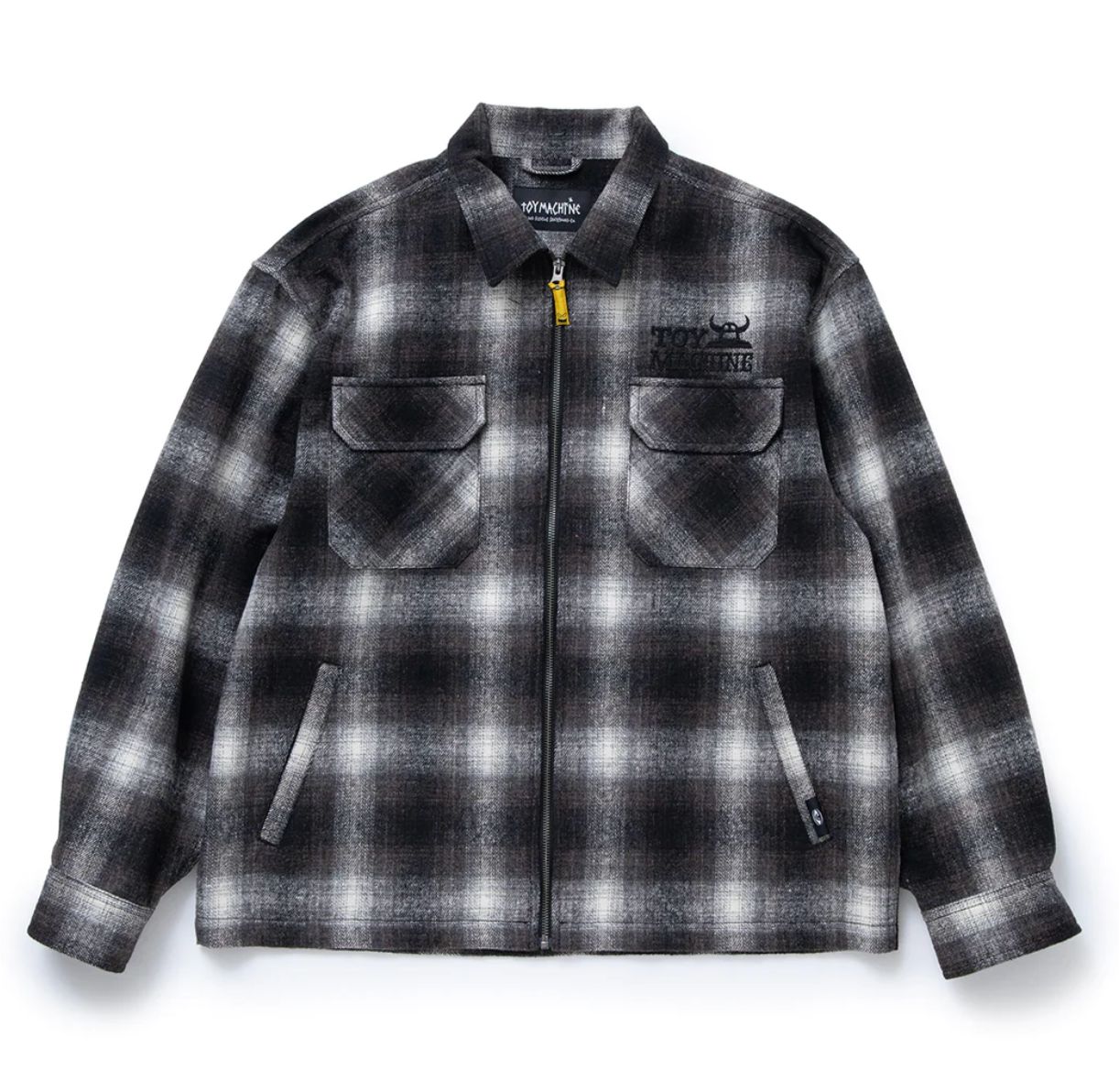 トイマシーン toy machine SECT EYE PATCH PLAID CHECK ZIP SHACKET
