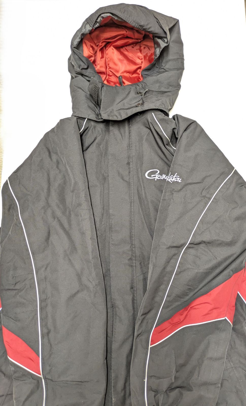 1 品 がまかつ ゴアテックス ウィンドアップレインスーツ ＧＭ-3330 L寸