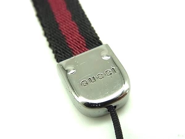 □美品□ GUCCI グッチ シェリーライン 携帯ストラップ キーホルダー