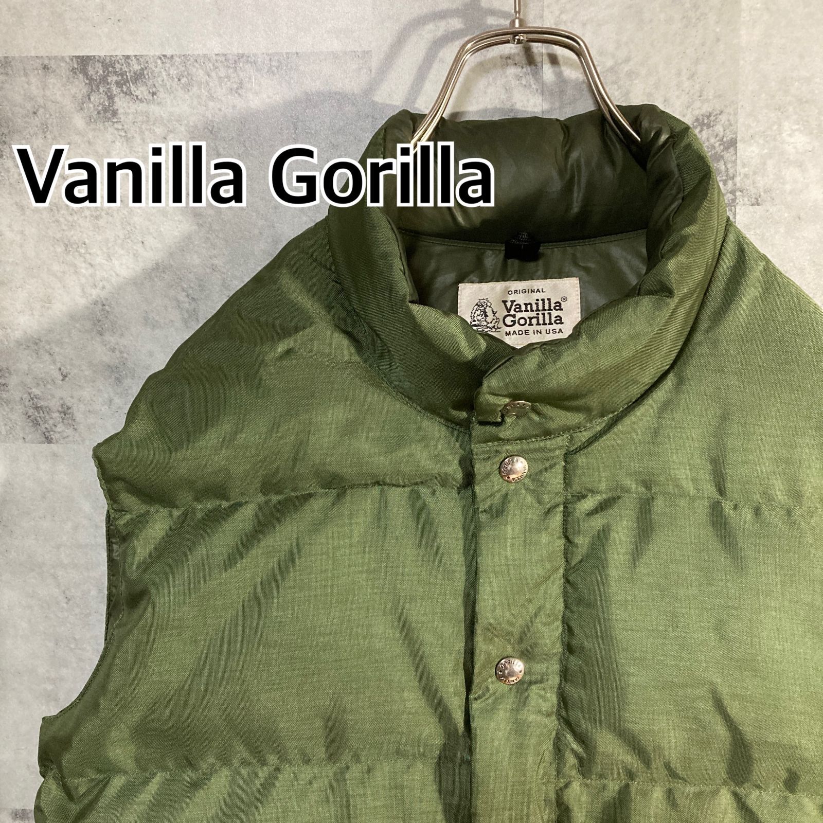 USA製 Vanilla Gorilla バニラ ゴリラ ダウンベスト 420デニール 
