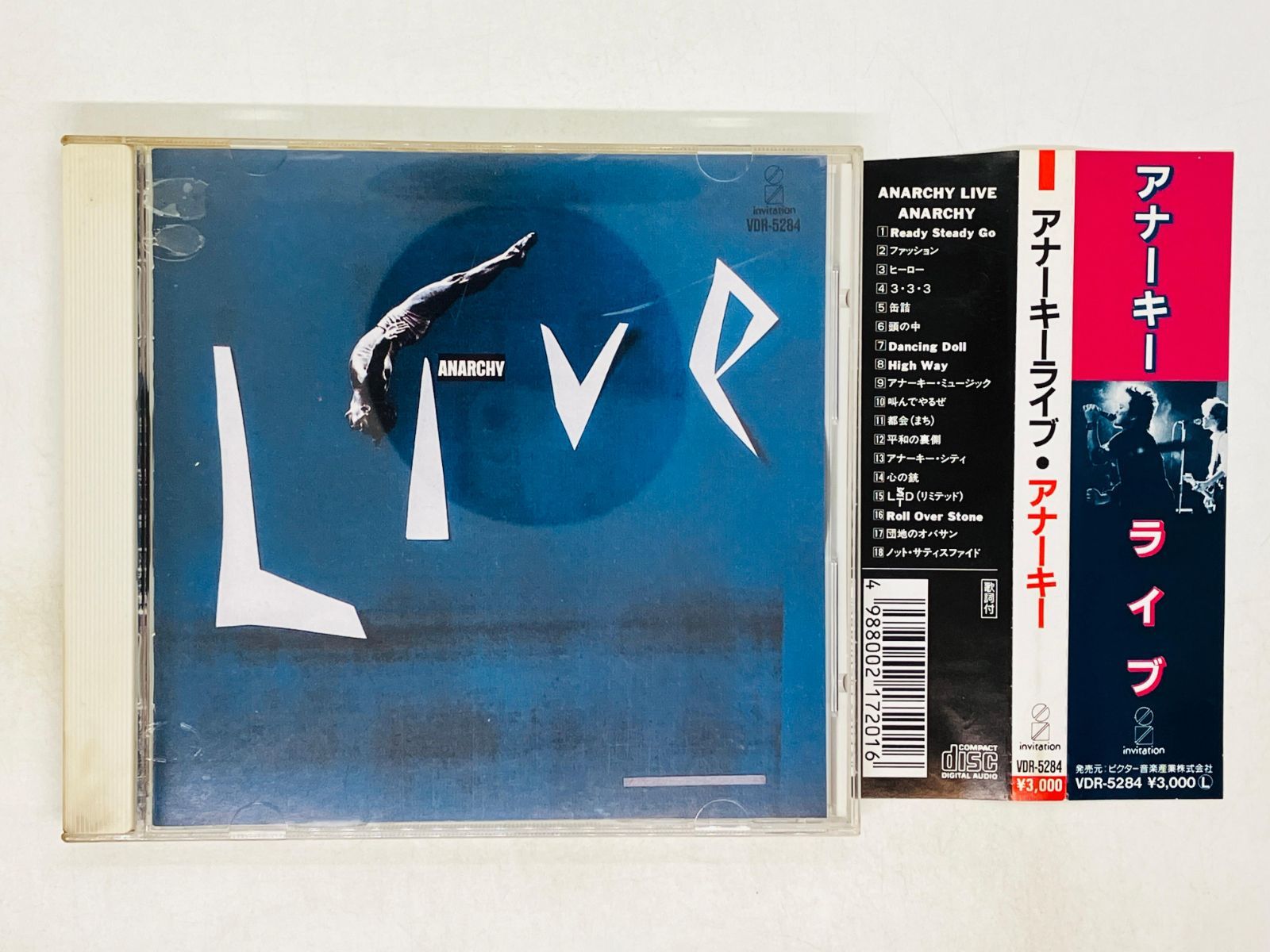 CD 旧規格 アナーキーライブ ANARCHY LIVE / 仲野茂/藤沼伸一