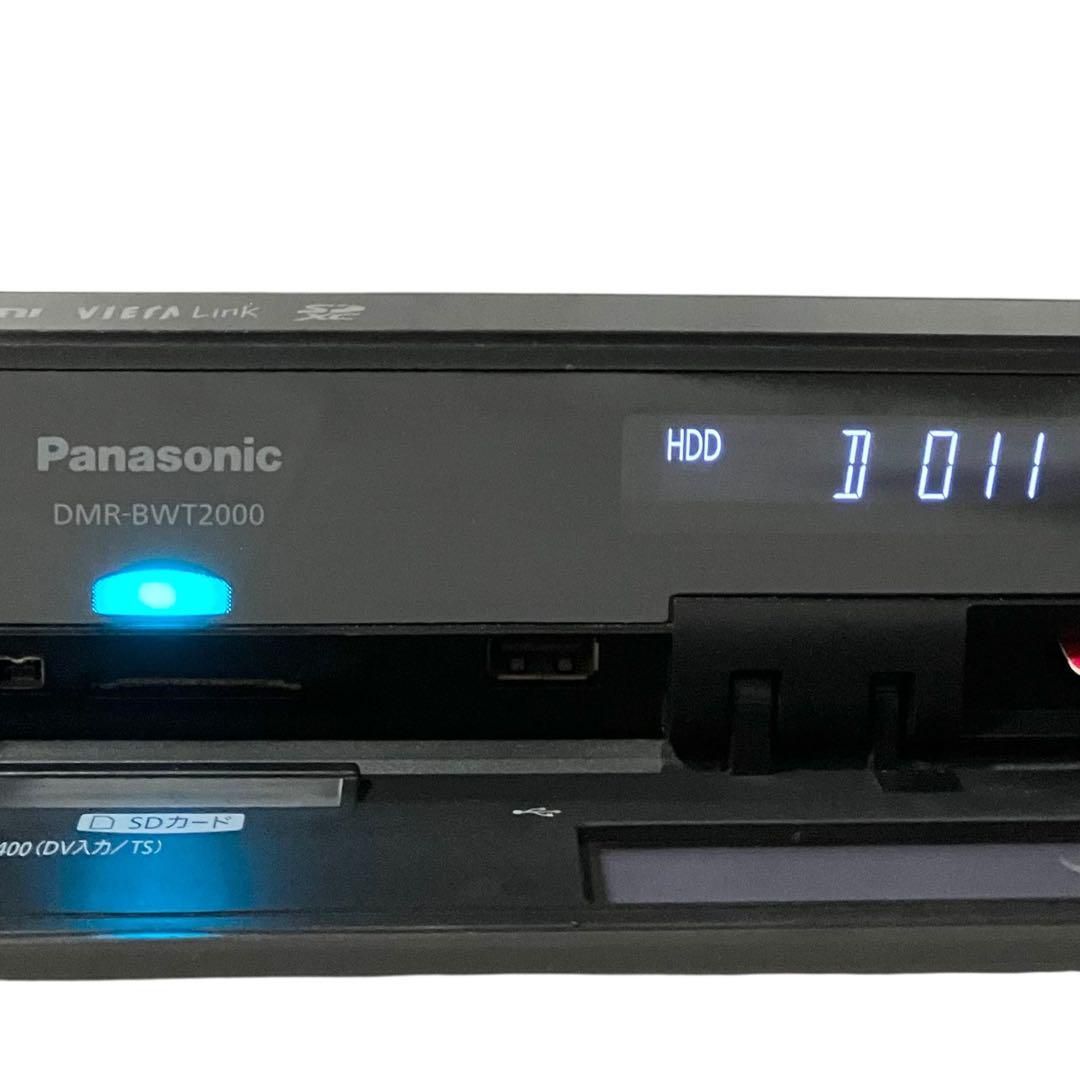 パナソニック ディーガ 2番組同時録画 ブルーレイレコーダー 1TB DMR-BWT2000 ブラック Panasonic DIGA 3D対応 ブルーレイ Blu-ray