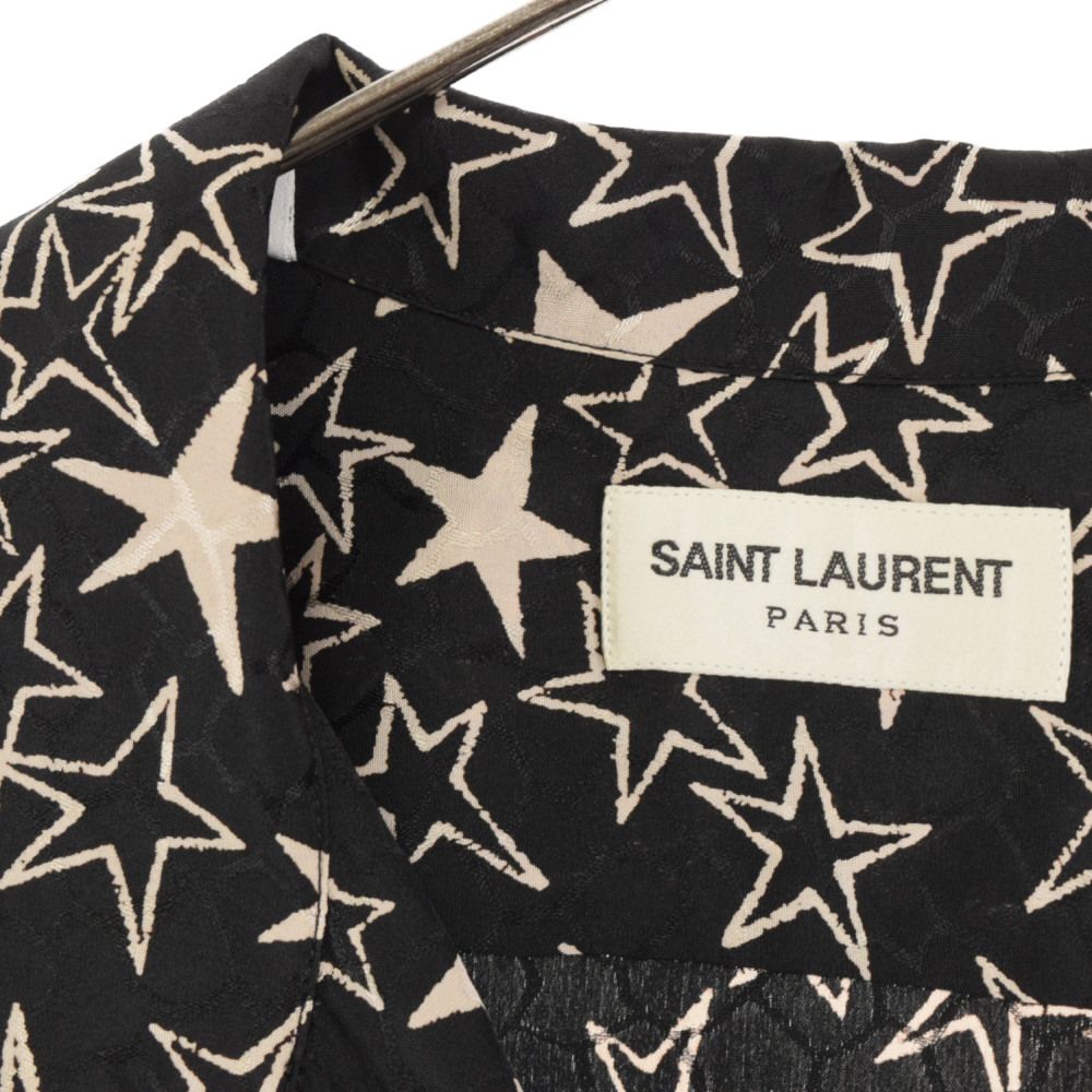 SAINT LAURENT PARIS (サンローランパリ) 19SS スター総柄サテン 