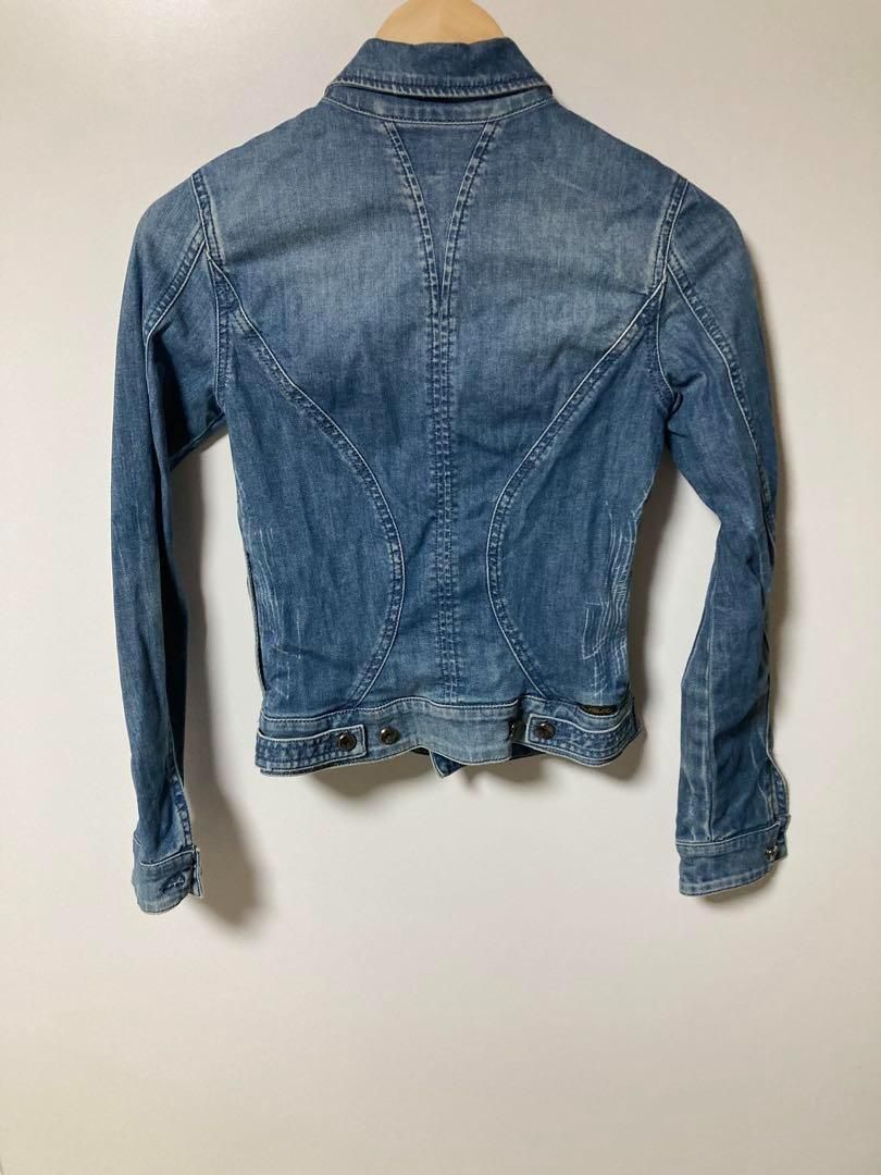 DIESEL ダメージ加工デニムジャケット XXSサイズ - メルカリ